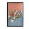 Stupell Industries Flowers in Jeans Pocket Framed Floater Canvas Wall Art Design by Nataly White